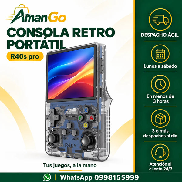 Consola portátil retro R40S Pro