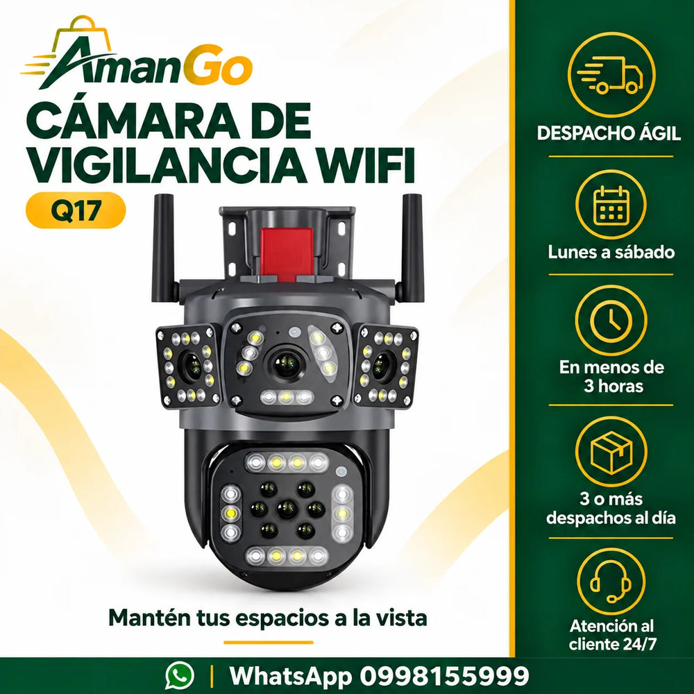 Cámara de seguridad WiFi Q17