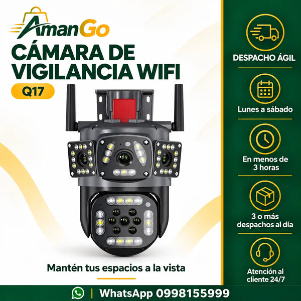 Cámara de seguridad WiFi Q17