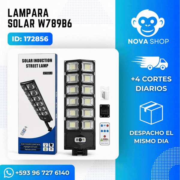 Lámpara solar LED para exteriores W789